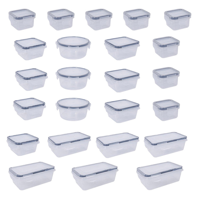 Clear Food Storage Boxes, set of 24