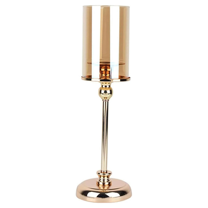Glass Candlestick Holder, Large
