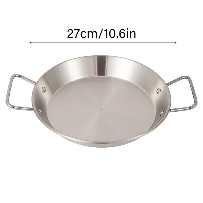 Seafood Plate, 270mm, Stainless Steel with Handle