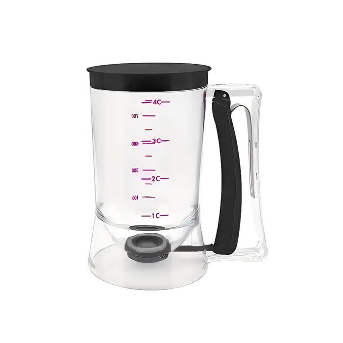 Batter Dispenser with Measuring Label, Black