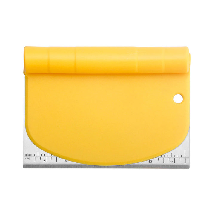 Stainless Steel Bench Scraper–2-in-1 Dough Cutter