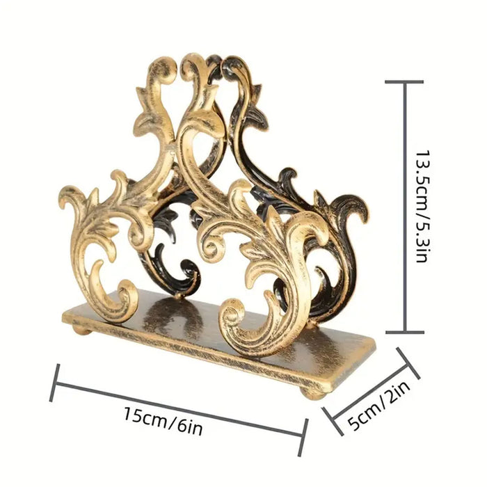 Willow Branch Style Iron Napkin Rack