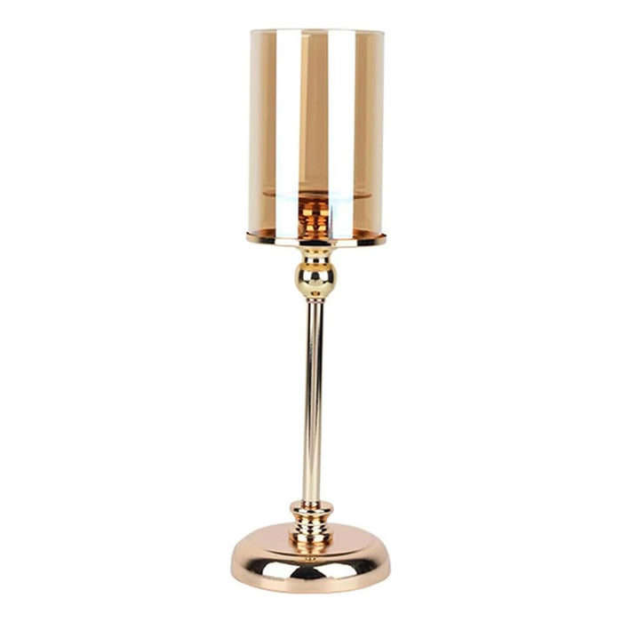 Glass Candlestick Holder, Medium