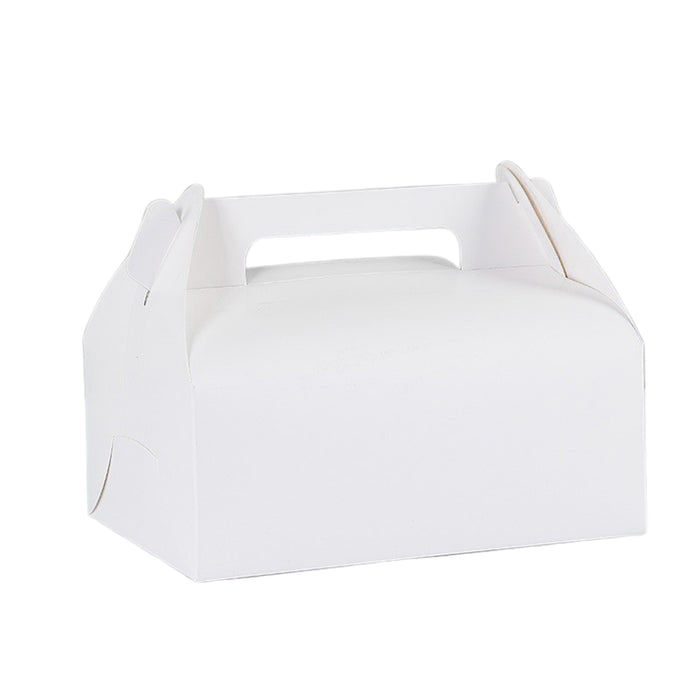Portable Pastry Boxes, 200x150x80mm, White - 50 pack