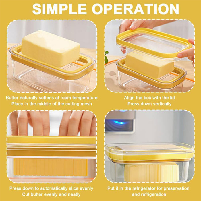 Butter Cutting Box with Lid