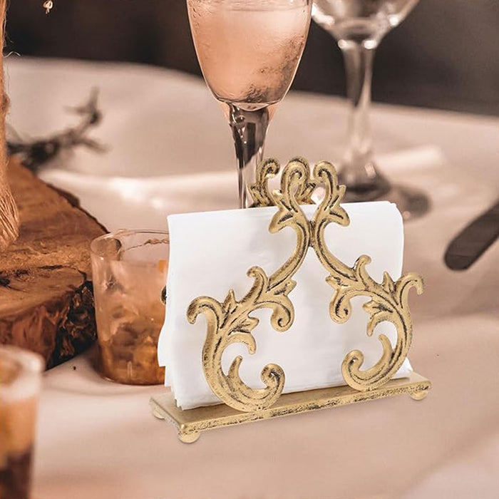 Willow Branch Style Iron Napkin Rack