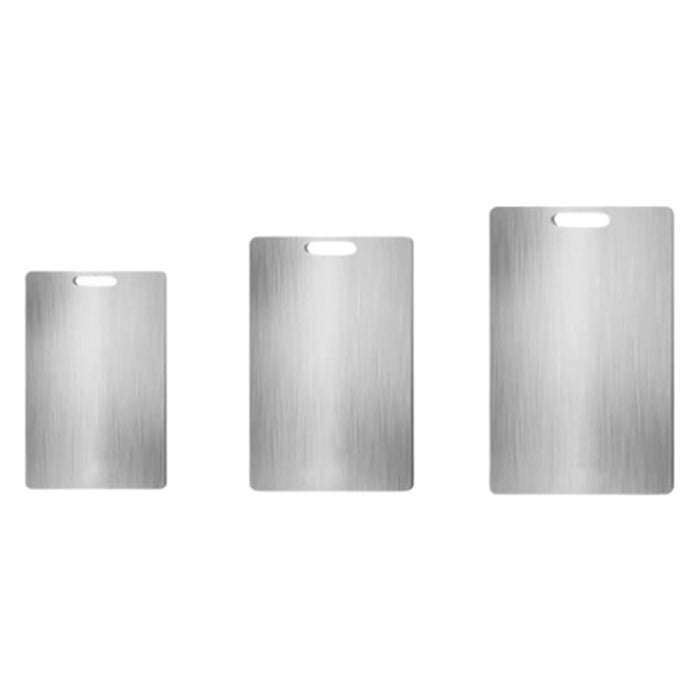 Food-Grade Stainless Steel Chopping Boards set of 3