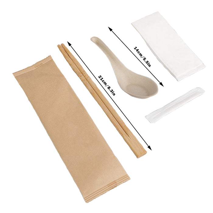 Disposable Chopsticks Set of 4, 100 sets