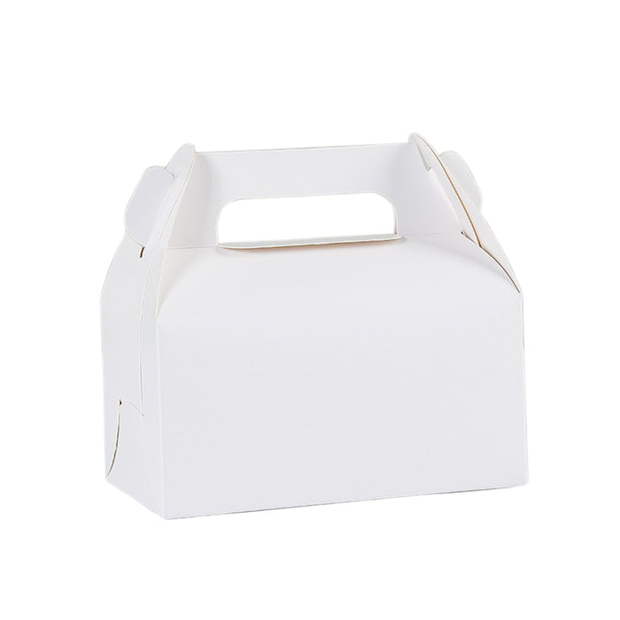 Portable Pastry Boxes, 200x150x80mm, White - 50 pack