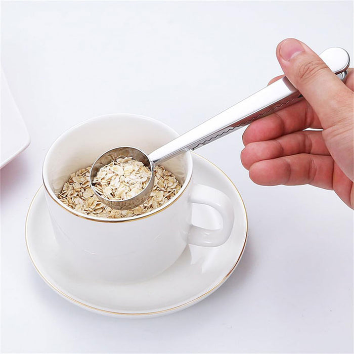 2-in-1 Coffee Spoon with clip, 3 pcs
