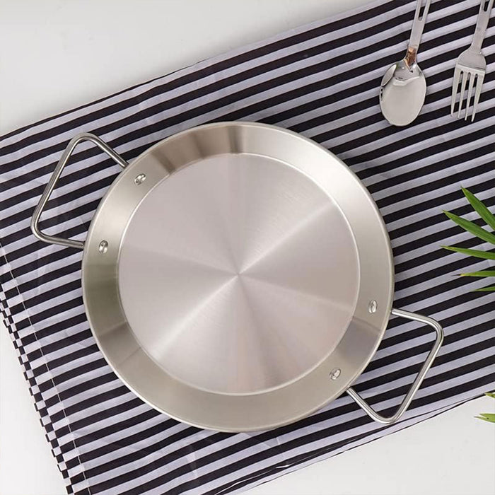 Seafood Plate, 270mm, Stainless Steel with Handle