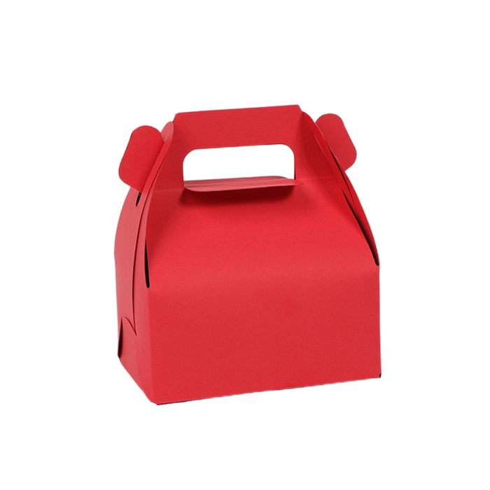 Portable Pastry Boxes, 120x80x60mm, Red - 50 pack