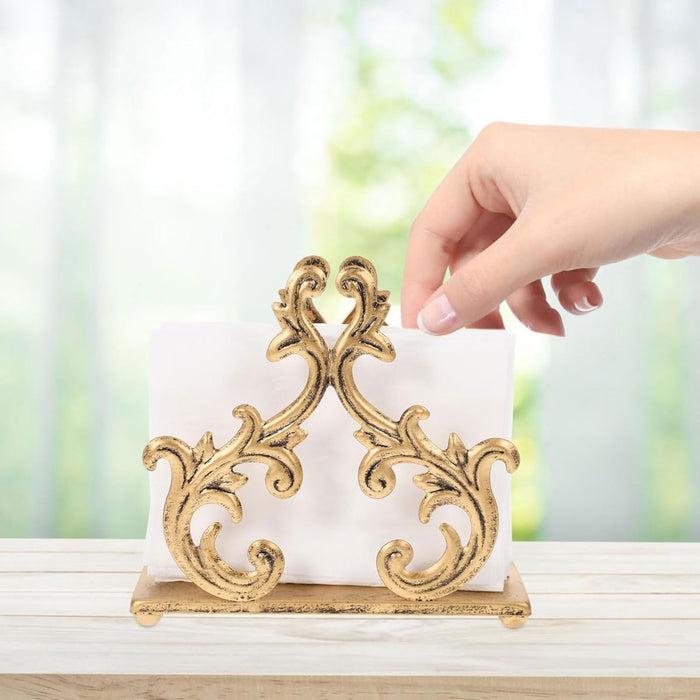 Willow Branch Style Iron Napkin Rack