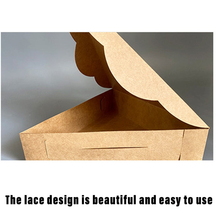 Triangle Pizza Boxes, 245x185x45mm - 100 pack