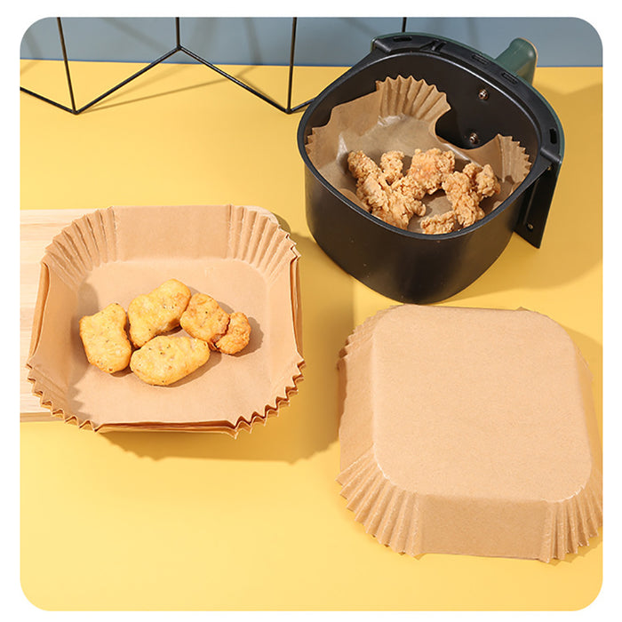 Disposable Square Air Fryer Paper Liner, 170mm, 100pack