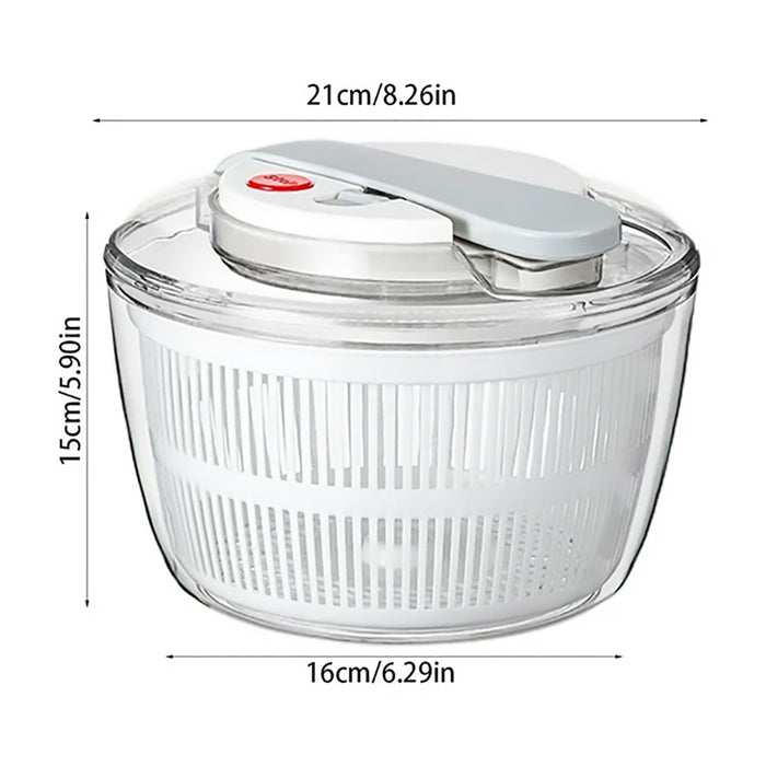 Manual White Salad Spinner, 210mm