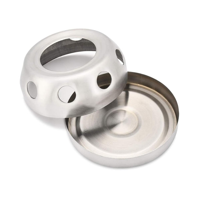Portable Practical Stainless Steel Alcohol Stove, 2pcs