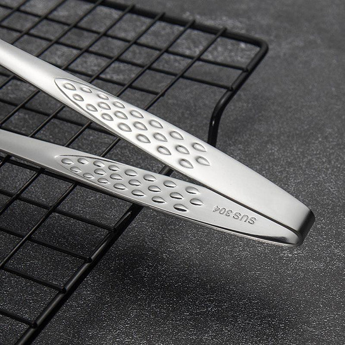 240/280mm Stainless Steel Barbecue Tongs