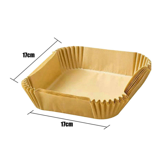 Disposable Square Air Fryer Paper Liner, 170mm, 100pack