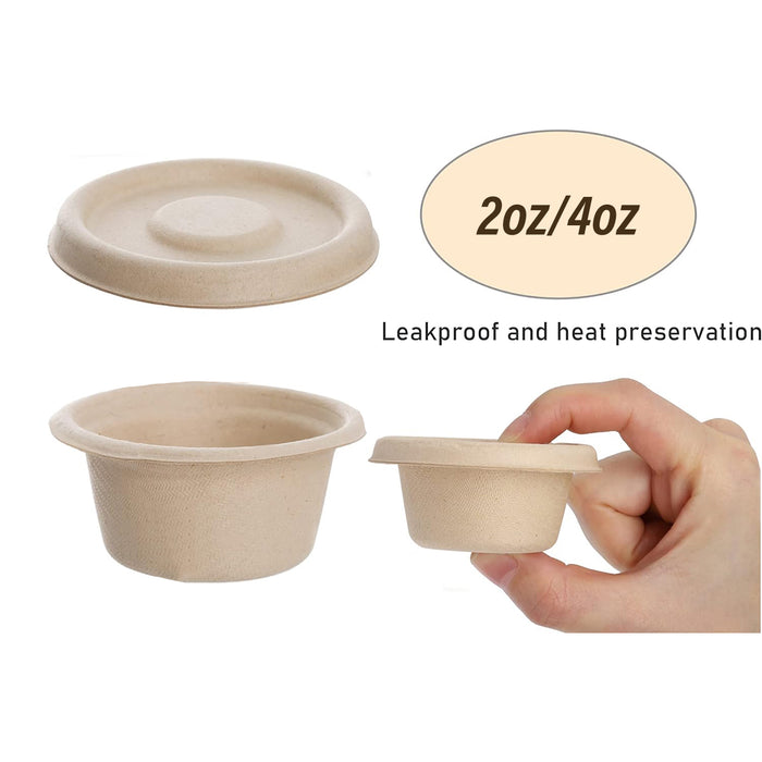 2oz Sauce Cups with Lids