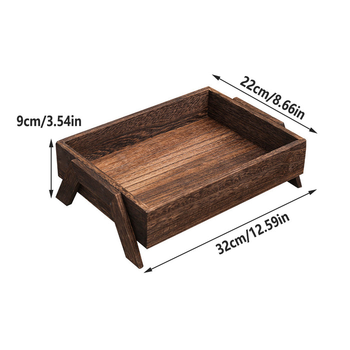Small Solid Wood Tray, Food Serving Tray