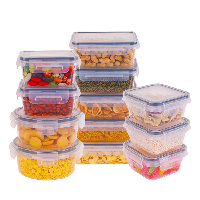 Clear Food Storage Boxes, set of 24
