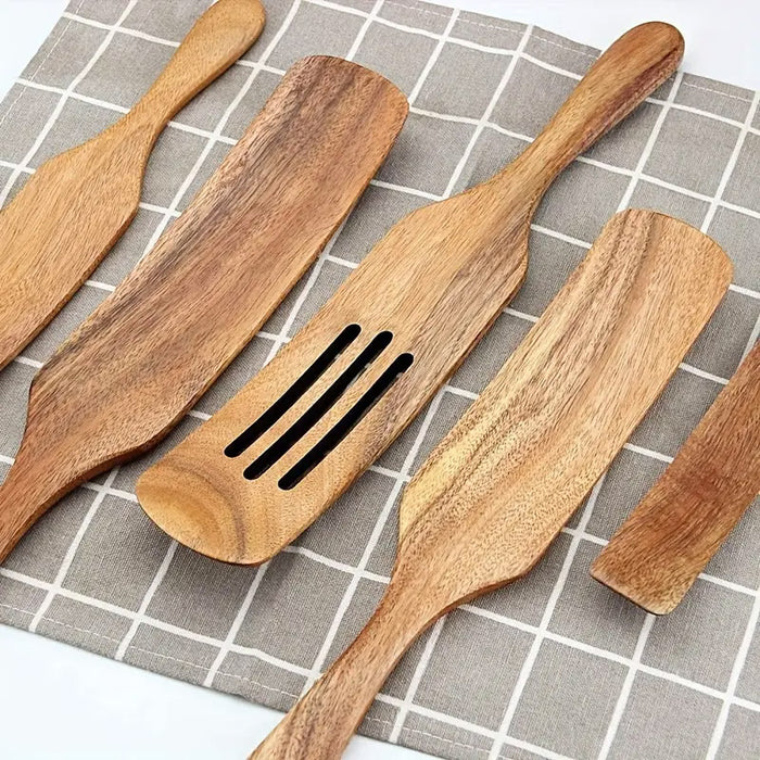 Wooden Spatulas, Set of 5