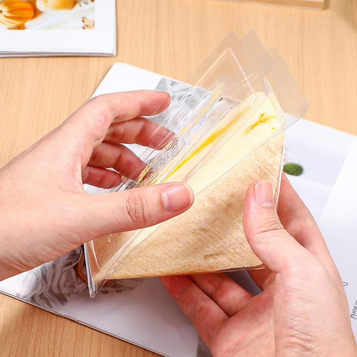 Transparent Sandwich Boxes 100x53x72mm - 100 pack