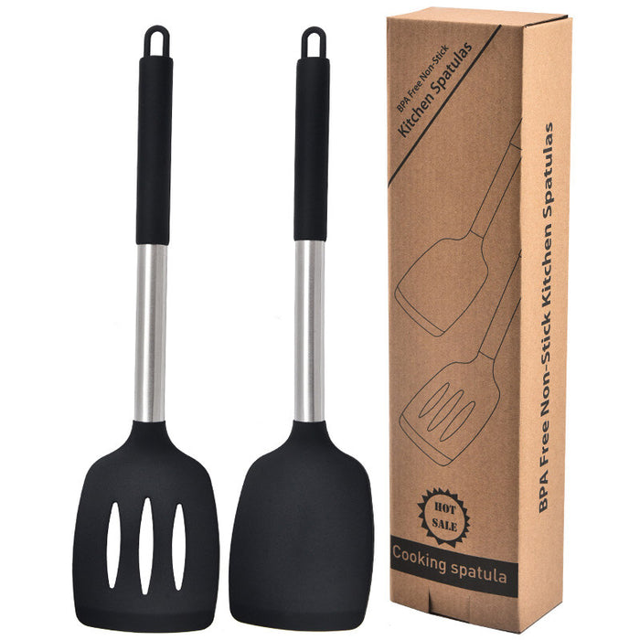Black Silicone Spatula,80x350mm, set of 2