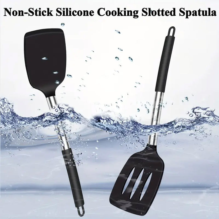Grey Silicone Spatula,80x350mm, set of 2