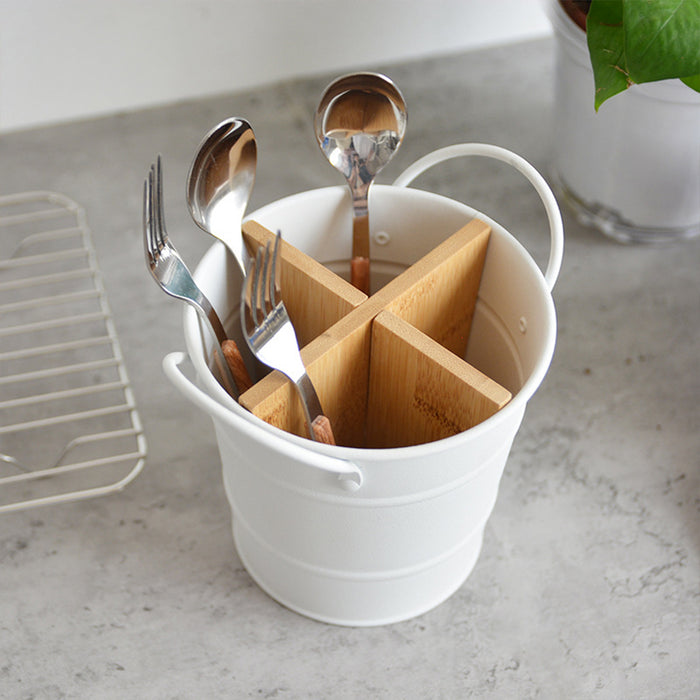 Multi-Functional Kitchenware Holder, White