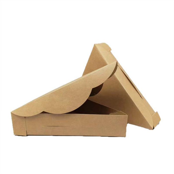 Triangle Pizza Boxes, 245x185x45mm - 100 pack