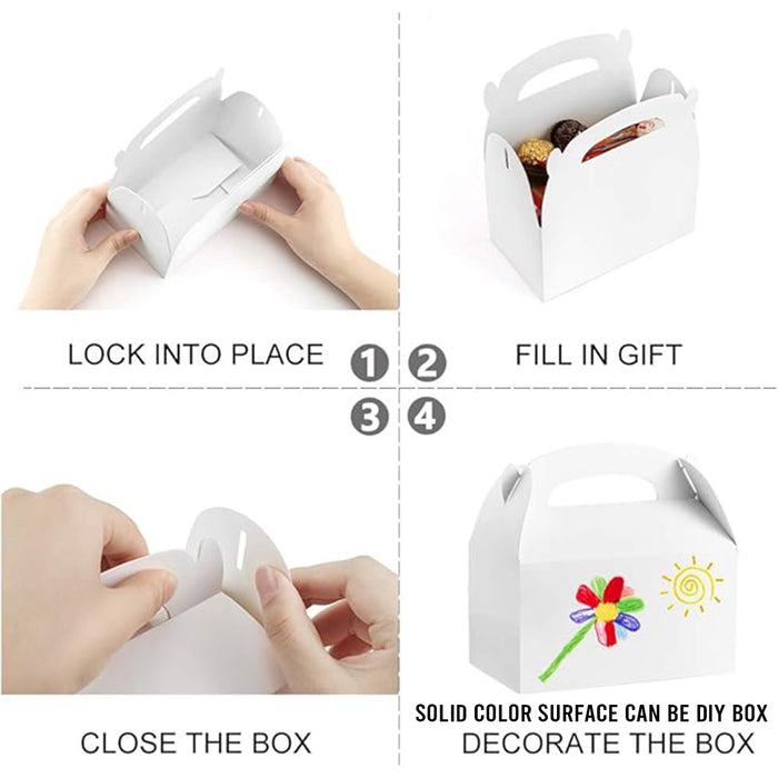 Portable Pastry Boxes,200x150x80mm - 50 pack