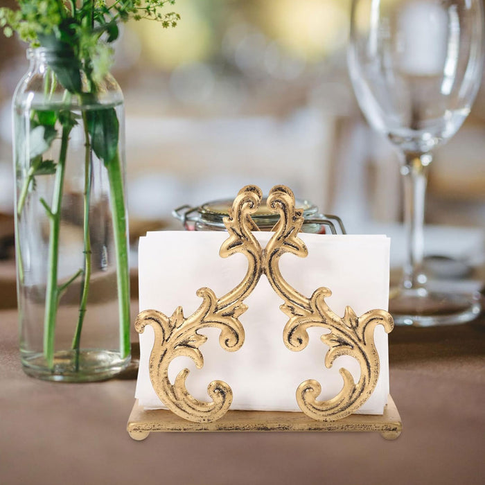 Willow Branch Style Iron Napkin Rack