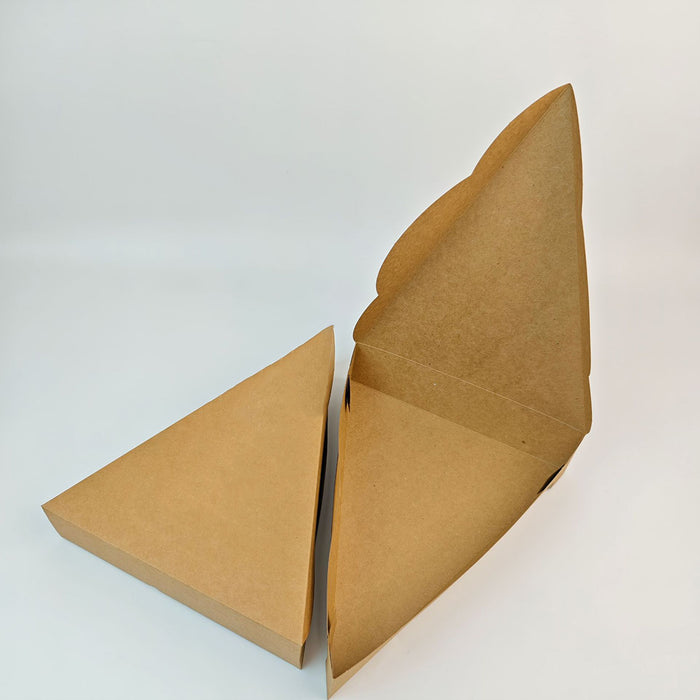 Triangle Pizza Boxes, 245x185x45mm - 100 pack