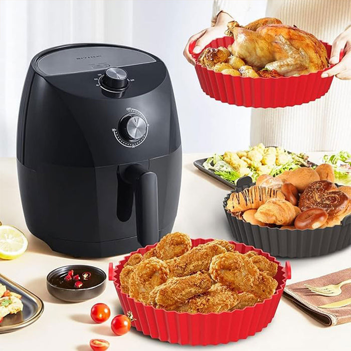 Air Fryer Silicone Baking Pan, 2pcs