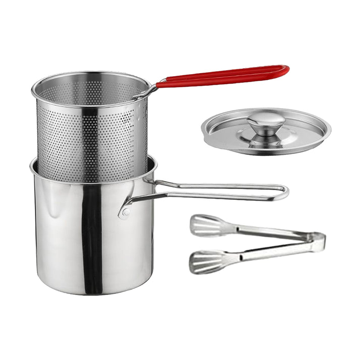 Stainless Steel Deep Fryer Pot Set