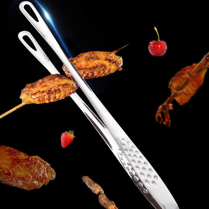 240/280mm Stainless Steel Barbecue Tongs