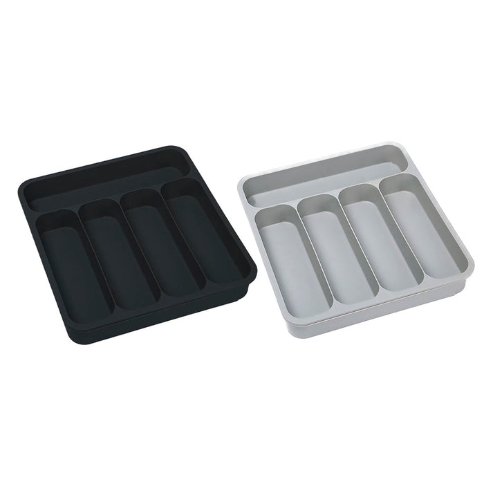 Expandable Cutlery Drawer Organizer Adjustable 6-Slot Kitchen Utensil Tray