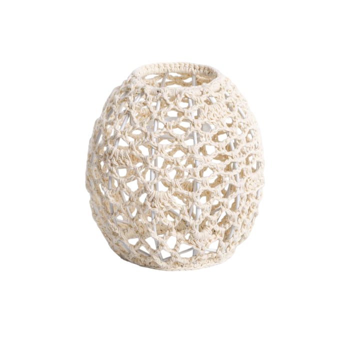 Paper Rope Pendant Light Rattan-Like Lampshade Lamp 150x150mm