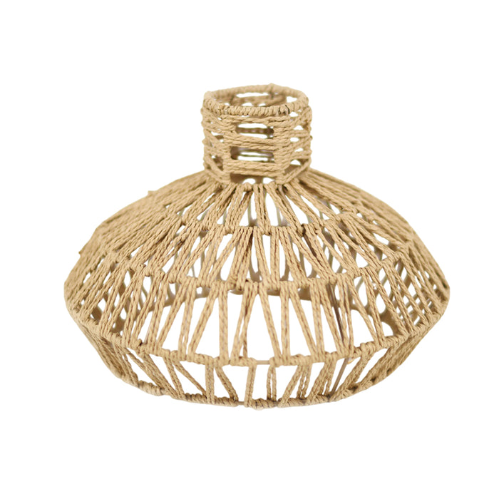 Rattan-Like Lampshade Lamp 300x210mm
