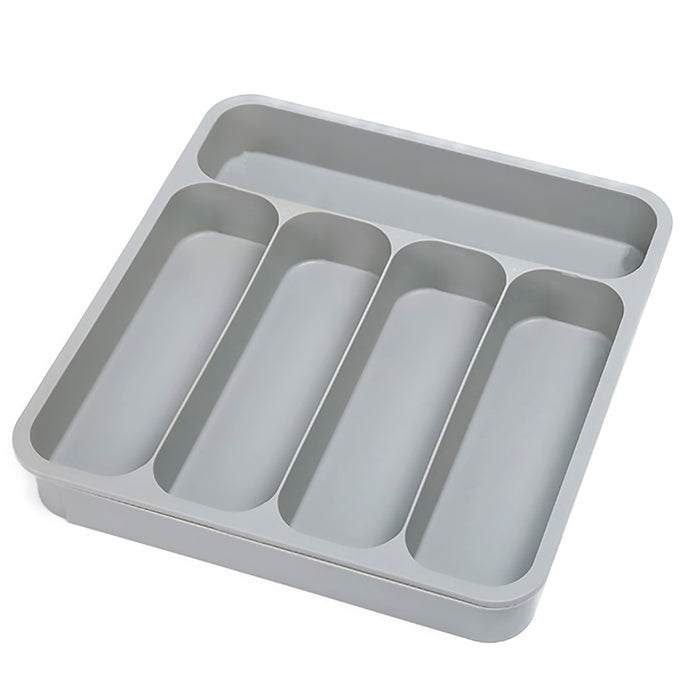 Expandable Cutlery Drawer Organizer Adjustable 6-Slot Kitchen Utensil Tray