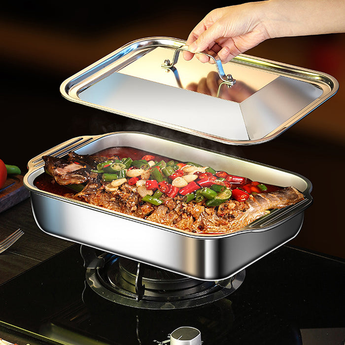 Stainless Steel Roasting Trays, Grilled Fish Tray