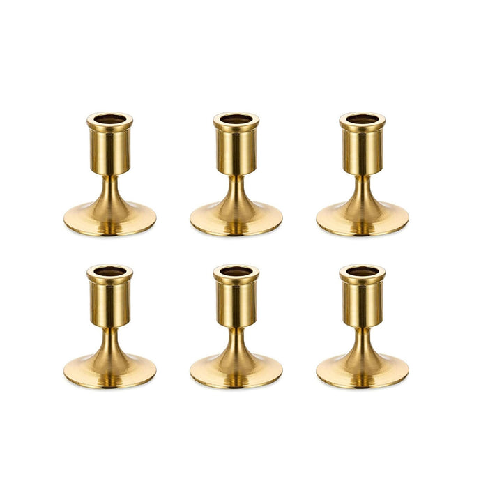 Gold Small Candlestick Set, European romantic table decor