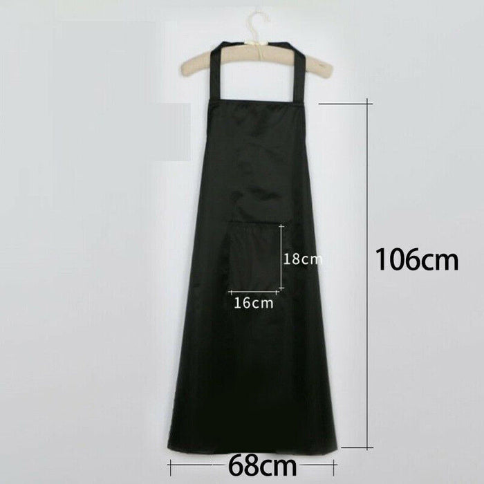 Heavy Duty PVC Waterproof Apron, Kitchen Cleaning Butcher Commercial Plastic