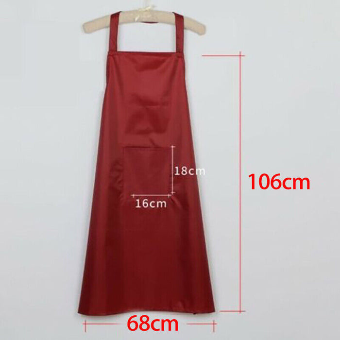 Heavy Duty PVC Waterproof Apron, Kitchen Cleaning Butcher Commercial Plastic