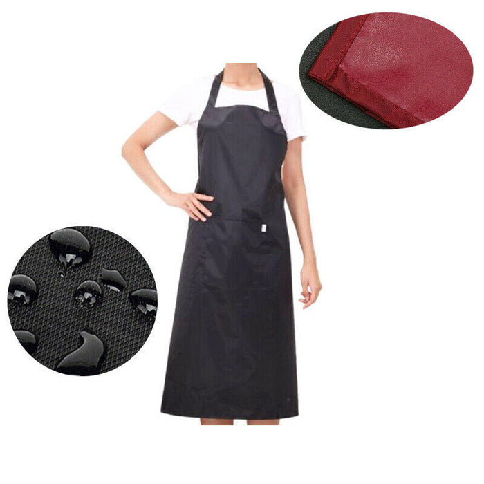 Heavy Duty PVC Waterproof Apron, Kitchen Cleaning Butcher Commercial Plastic