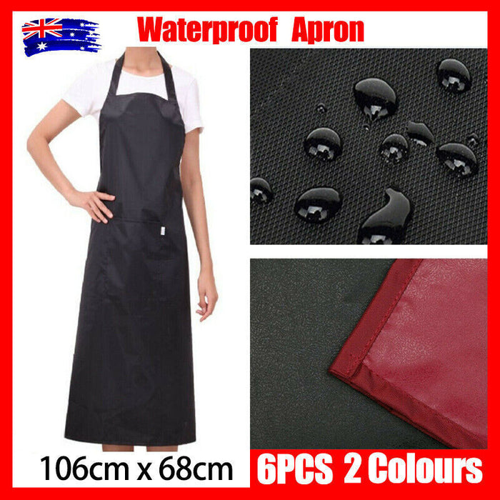 Heavy Duty PVC Waterproof Apron, Kitchen Cleaning Butcher Commercial Plastic