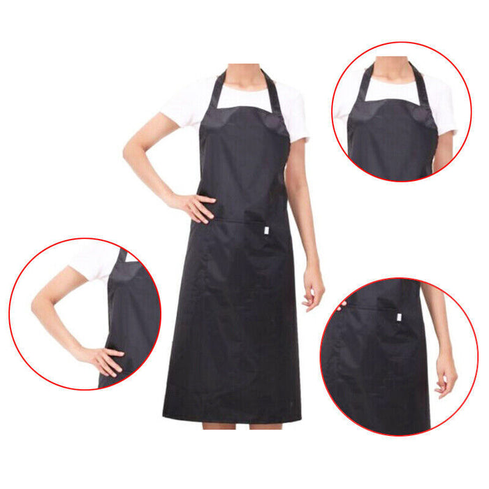 Heavy Duty PVC Waterproof Apron, Kitchen Cleaning Butcher Commercial Plastic