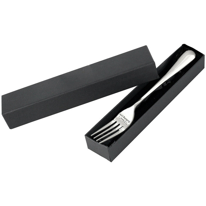 “I love forking you” Engraved Stainless Steel Fork, Gift Box